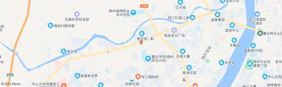梅州锭子桥_公交站地图_梅州公交_妙搜公交查询2025