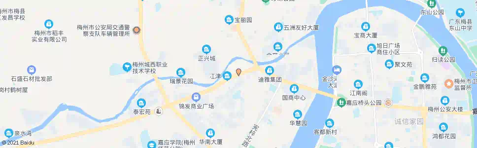 梅州渡江津加油站_公交站地图_梅州公交_妙搜公交查询2025