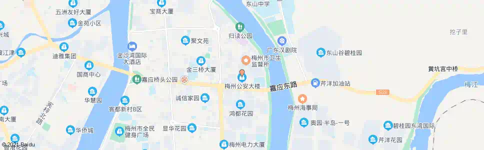 梅州市公安局_公交站地图_梅州公交_妙搜公交查询2025