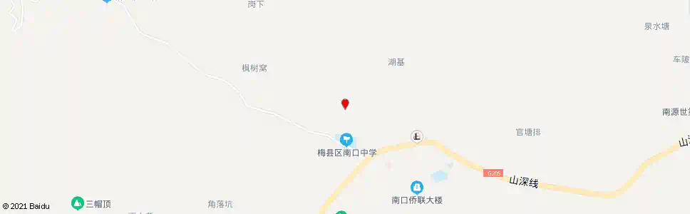 梅州南口(仙湖村)_公交站地图_梅州公交_妙搜公交查询2025