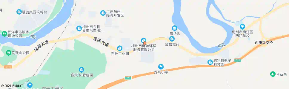 梅州龙坑_公交站地图_梅州公交_妙搜公交查询2025