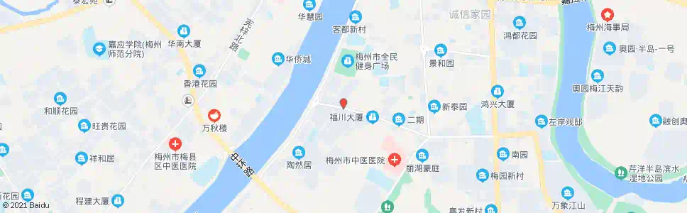 梅州客都新村_公交站地图_梅州公交_妙搜公交查询2025
