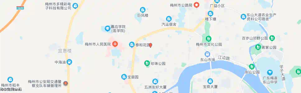 梅州刘伦恩医院_公交站地图_梅州公交_妙搜公交查询2025