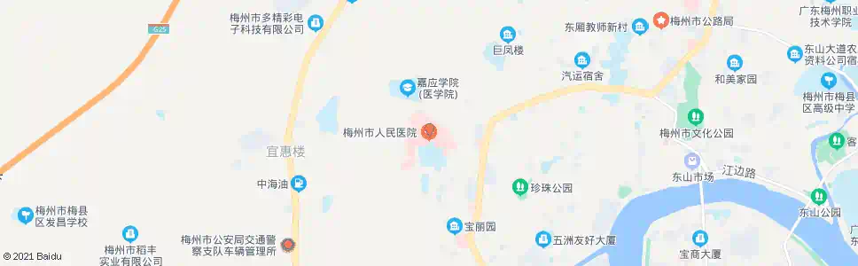 梅州黄塘江北院区_公交站地图_梅州公交_妙搜公交查询2025