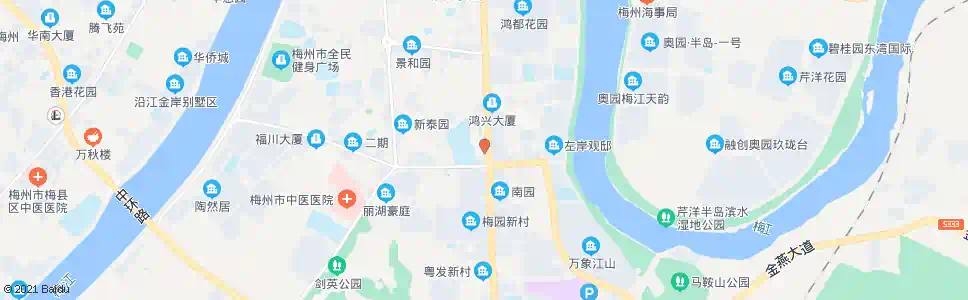 梅州铁路大厦_公交站地图_梅州公交_妙搜公交查询2025