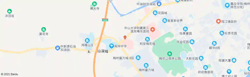 梅州江北院区_公交站地图_梅州公交_妙搜公交查询2025