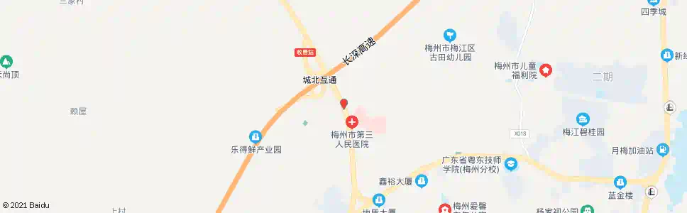 梅州华侨中学_公交站地图_梅州公交_妙搜公交查询2025