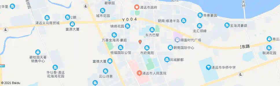 清远北江医院_公交站地图_清远公交_妙搜公交查询2025