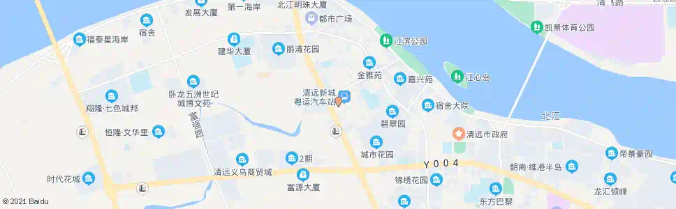 清远新站_公交站地图_清远公交_妙搜公交查询2025