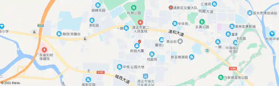 清远清新工商局(清新汽车站)_公交站地图_清远公交_妙搜公交查询2025