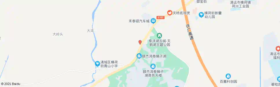 清远青山加油站_公交站地图_清远公交_妙搜公交查询2025