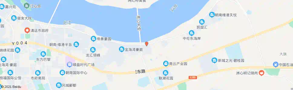 清远金信蓝湾豪庭_公交站地图_清远公交_妙搜公交查询2025