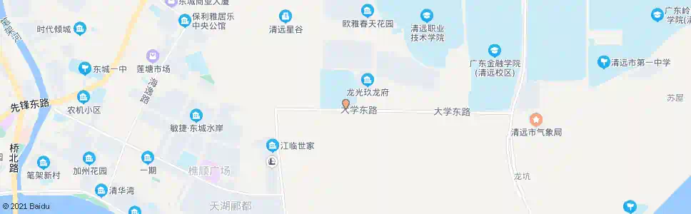 清远第一中学实验学校_公交站地图_清远公交_妙搜公交查询2025