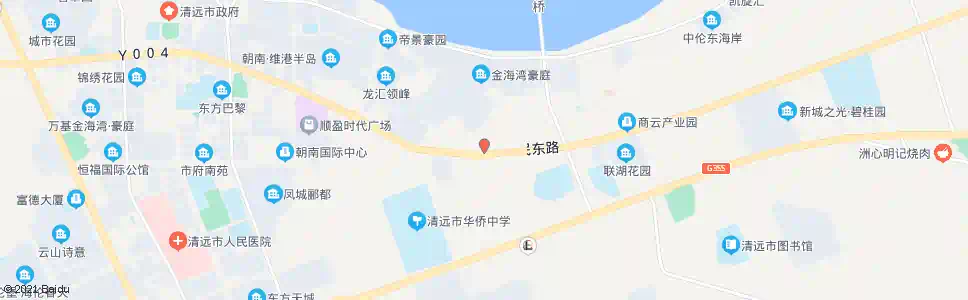清远亚荣河鲜_公交站地图_清远公交_妙搜公交查询2025