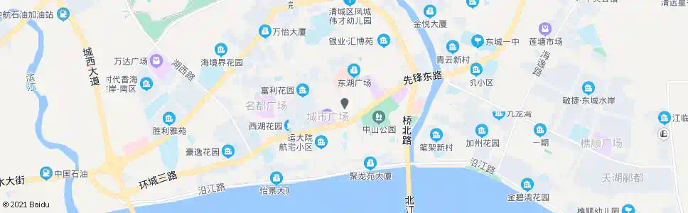 清远弥敦道(城市广场)_公交站地图_清远公交_妙搜公交查询2025