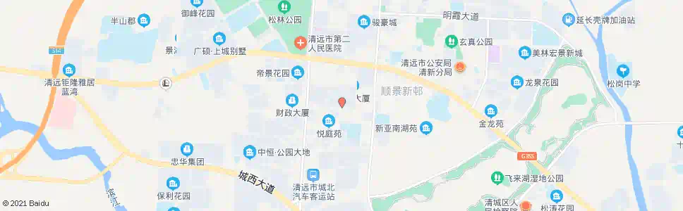 清远清新公路局_公交站地图_清远公交_妙搜公交查询2025