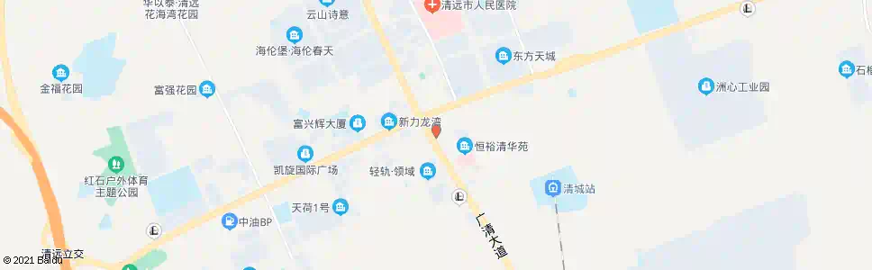 清远风神公寓_公交站地图_清远公交_妙搜公交查询2025