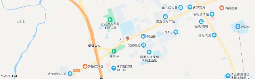 清远党校_公交站地图_清远公交_妙搜公交查询2025