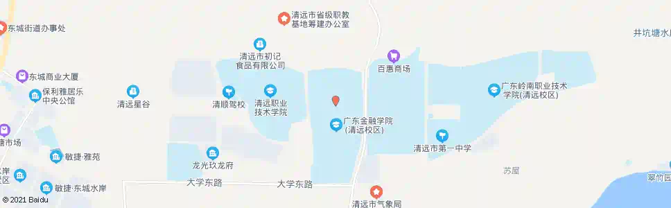 清远大学城_公交站地图_清远公交_妙搜公交查询2025