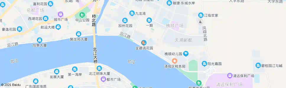 清远金碧湾商场_公交站地图_清远公交_妙搜公交查询2025