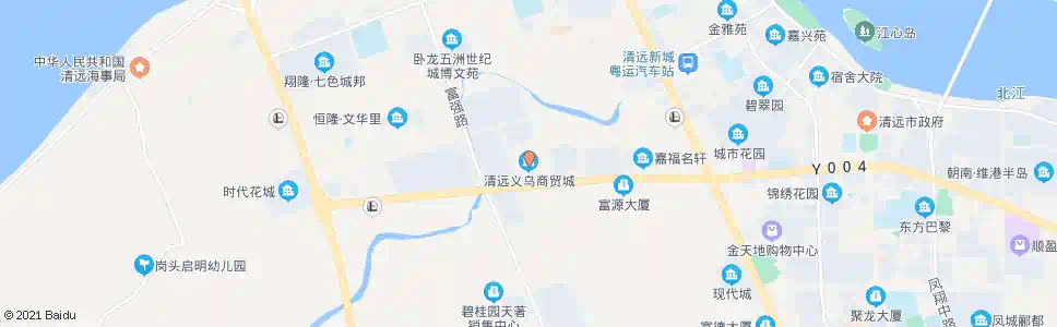 清远义乌商贸城_公交站地图_清远公交_妙搜公交查询2025