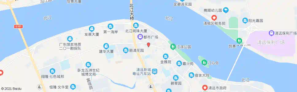 清远鸿运广场(新站)_公交站地图_清远公交_妙搜公交查询2025