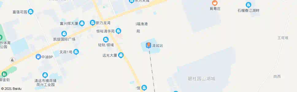 清远锦绣清城_公交站地图_清远公交_妙搜公交查询2025
