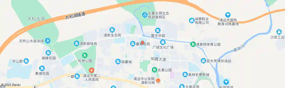 清远市职业技术学校_公交站地图_清远公交_妙搜公交查询2025