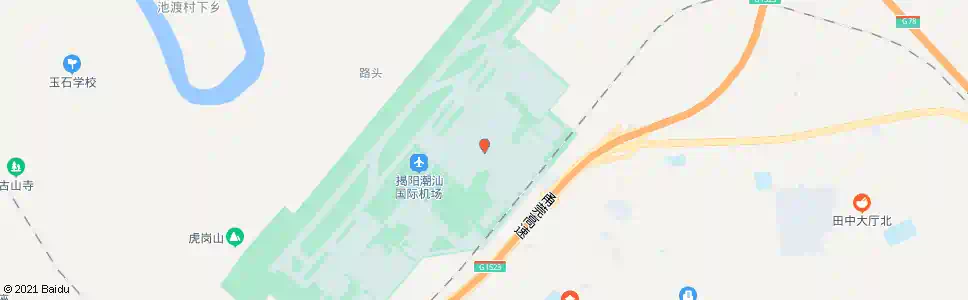 汕头揭阳潮汕机场_公交站地图_汕头公交_妙搜公交查询2025