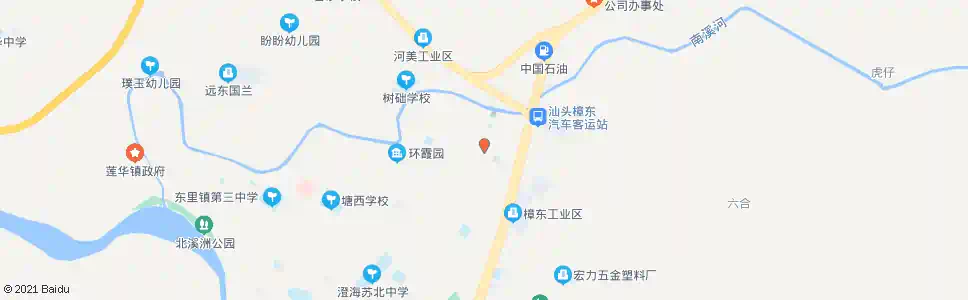 汕头樟林报警站_公交站地图_汕头公交_妙搜公交查询2025