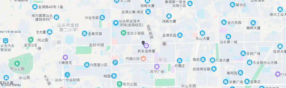 汕头君华大酒店_公交站地图_汕头公交_妙搜公交查询2025
