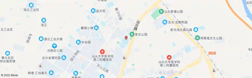 汕头聿怀实验学校_公交站地图_汕头公交_妙搜公交查询2025