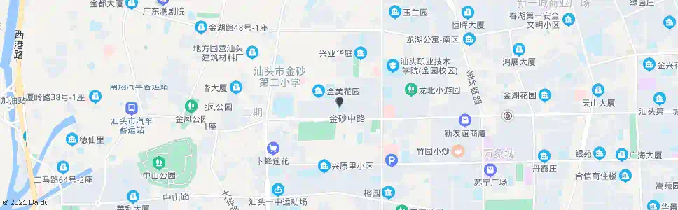 汕头金砂乡_公交站地图_汕头公交_妙搜公交查询2025