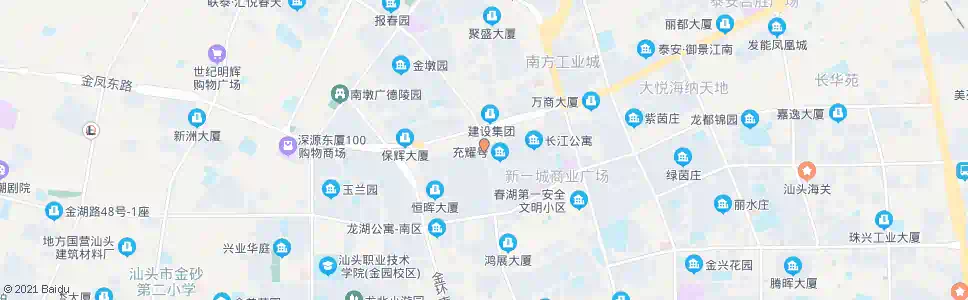 汕头华山黄河路口_公交站地图_汕头公交_妙搜公交查询2025