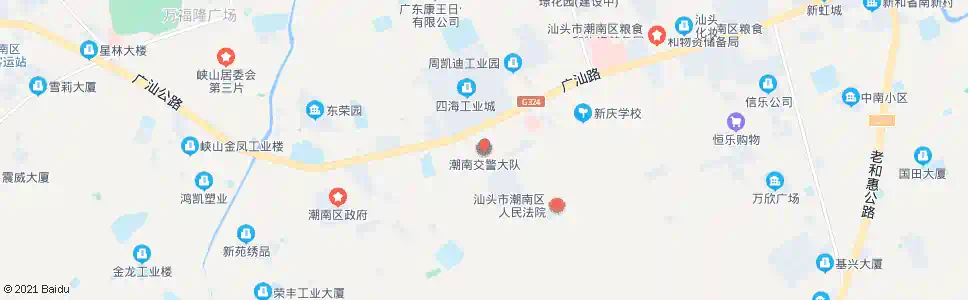 汕头潮南交警大队_公交站地图_汕头公交_妙搜公交查询2025