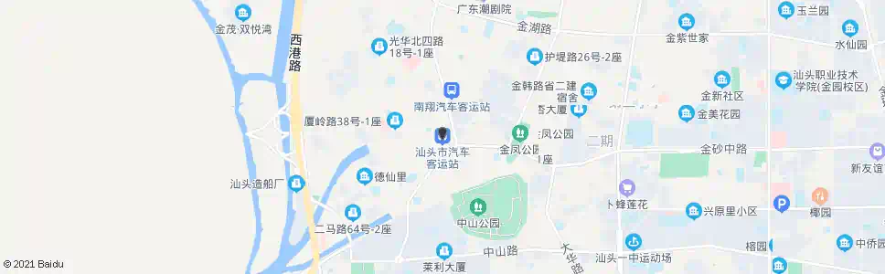 汕头汽车总站_公交站地图_汕头公交_妙搜公交查询2025