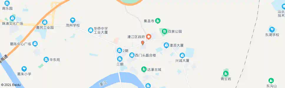 汕头濠江区政府_公交站地图_汕头公交_妙搜公交查询2025