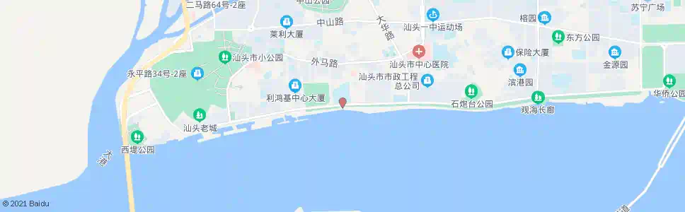 汕头广场轮渡_公交站地图_汕头公交_妙搜公交查询2025