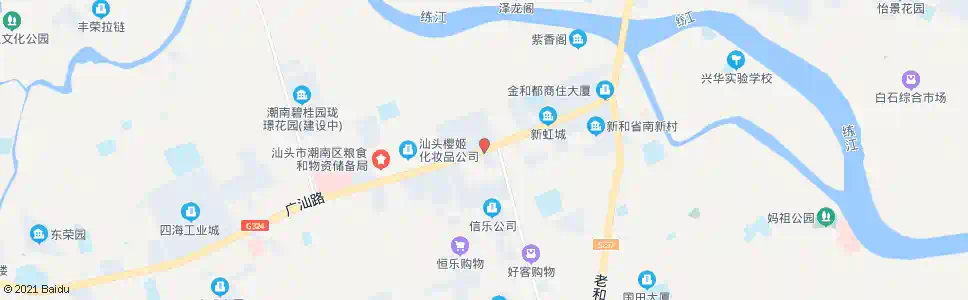 汕头新和惠路口_公交站地图_汕头公交_妙搜公交查询2025
