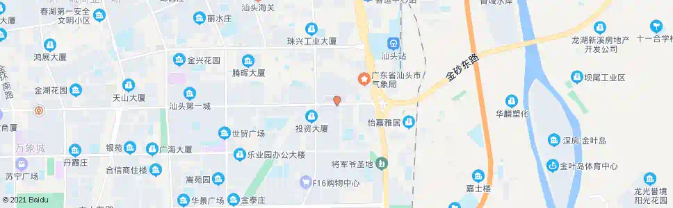 汕头帝豪酒店(金砂东路)_公交站地图_汕头公交_妙搜公交查询2025