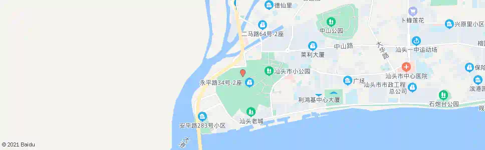 汕头永平路中_公交站地图_汕头公交_妙搜公交查询2025