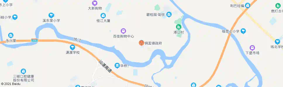 汕头铜盂镇政府_公交站地图_汕头公交_妙搜公交查询2025