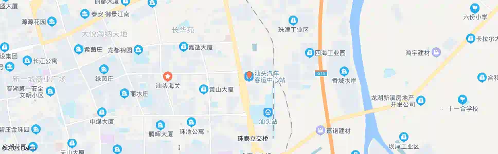 汕头客运中心站_公交站地图_汕头公交_妙搜公交查询2025