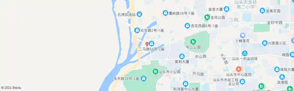 汕头二马路西(同济路二马路口)_公交站地图_汕头公交_妙搜公交查询2025