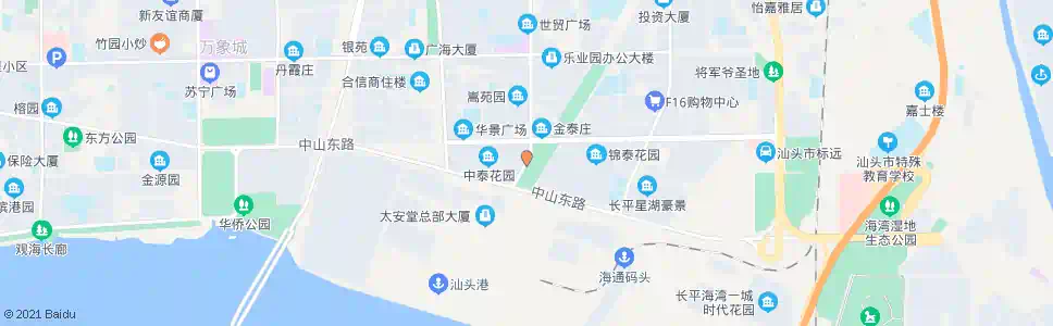 汕头星湖公园_公交站地图_汕头公交_妙搜公交查询2025
