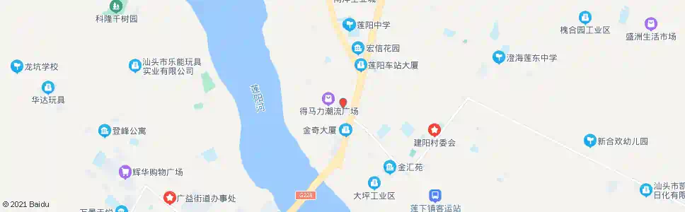汕头莲下镇政府(莲凤路口)_公交站地图_汕头公交_妙搜公交查询2025