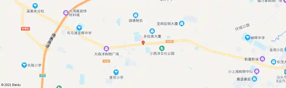 汕头司马医院路口_公交站地图_汕头公交_妙搜公交查询2025