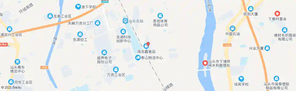 汕头粤东粮食批发市场_公交站地图_汕头公交_妙搜公交查询2025