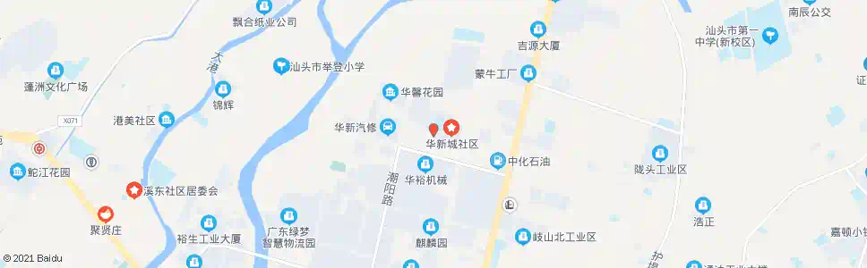 汕头华新南路口_公交站地图_汕头公交_妙搜公交查询2025