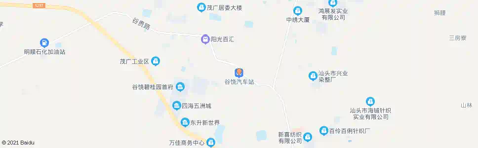 汕头谷饶汽车客运站_公交站地图_汕头公交_妙搜公交查询2025
